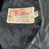 Excelled Hainpainted Rosary Leather Jacket