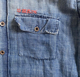 The Great China Wall Yarn Dyed Chambray Shirt
