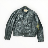 Excelled Hainpainted Rosary Leather Jacket