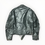 Excelled Hainpainted Rosary Leather Jacket