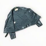 Excelled Hainpainted Rosary Leather Jacket
