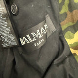 BALMAIN QUILLTED CAMOUFLAGE RUNWAY BOMBER JACKET