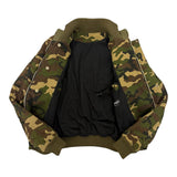 BALMAIN QUILLTED CAMOUFLAGE RUNWAY BOMBER JACKET